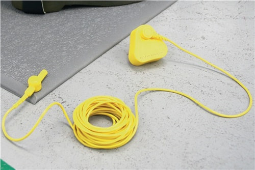 COBA Arbeitsplatzbodenbelag Fertigmatte L900xB600xS9mm grau PVC