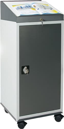 STUMPF Werkzeugschrankset m.Pultaufsatz H1310xB500xT500mm lichtgrau/grau STUMPF