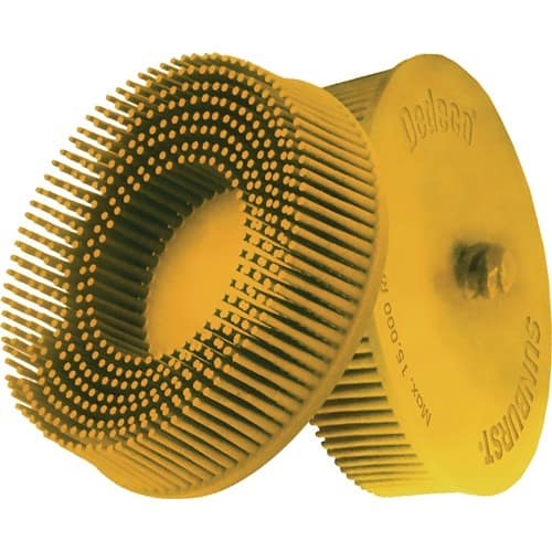 TYROLIT Radialbürstenscheibe Sunburst D.76mm K.80 A80 CRS B.76 gelb 20000min-¹ TYROLIT