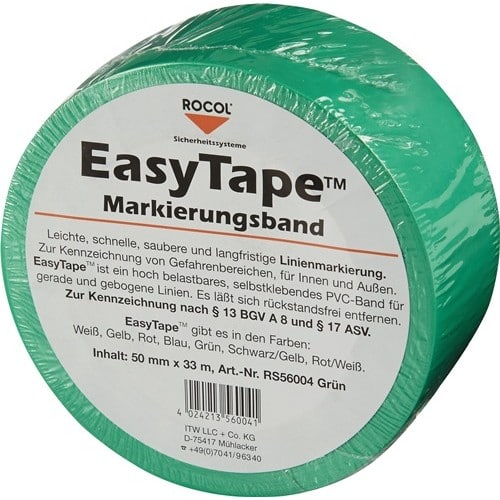 ROCOL Bodenmarkierungsband Easy Tape PVC grün L.33m B.50mm Rl.ROCOL