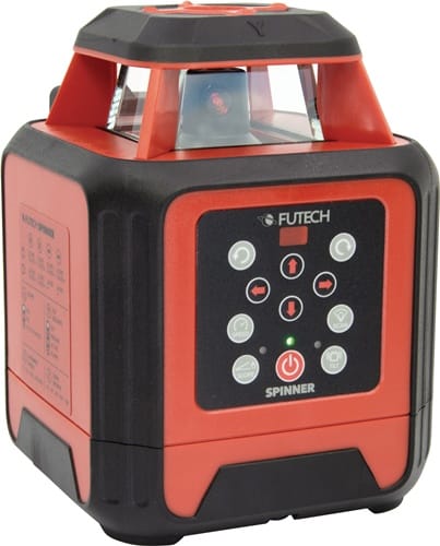 FUTECH Rotationslaser Spinner Rot 2x250m 635 nm-1 mW ±5Grad FUTECH