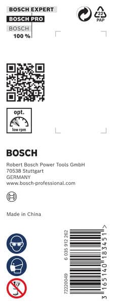 BOSCH Holzschlangenbohrer, Sechskant 26 x 170 x 235 mm, d 11,1 mm