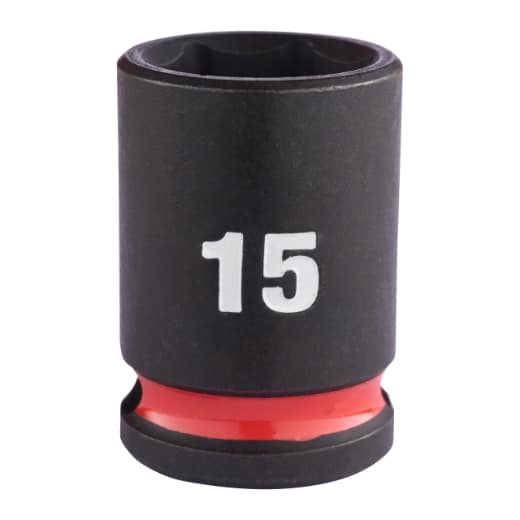MILWAUKEE 15 x 32 mm SHOCKWAVE Schlagnuss 3/8" kurz