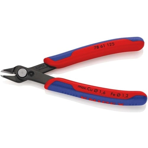 KNIPEX Elektronik-Seitenschneider Super-Knips® L.125mm Spezialwerkzeugstahl brün.KNIPEX