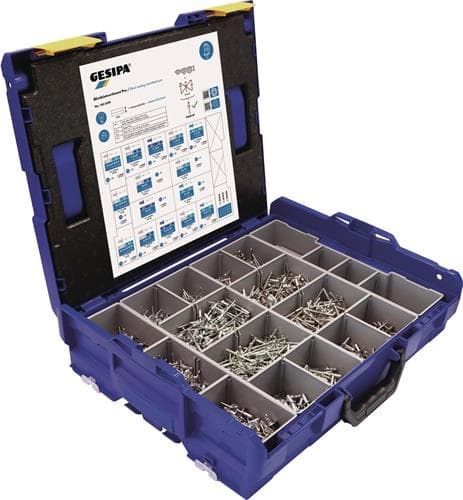 GESIPA Blindnietsortiment Pro 1578-tlg.Ku.-Koffer GESIPA