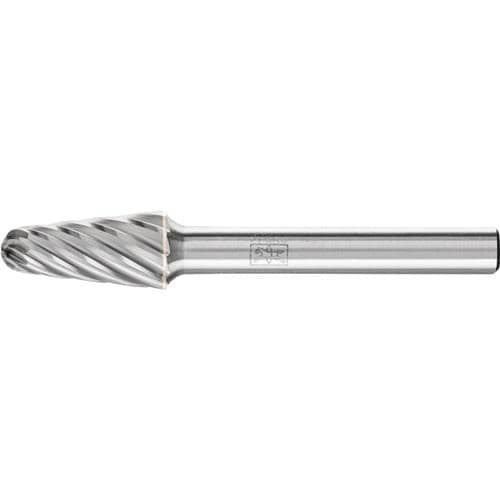 PFERD TOOLS Frässtift KEL D.10mm Kopf-L.20mm Schaft-D.6mm HM Verz.INOX PFERD