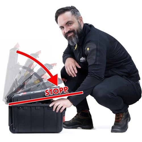 WIHA Werkzeugkoffer XL 2 electric 60-tlg.Trolley f.Elektriker WIHA