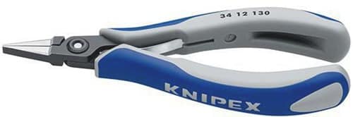 KNIPEX Präzisions-Elektronik-Flachzange Gesamt-L.135mm flachbreite Backen pol.Form 1