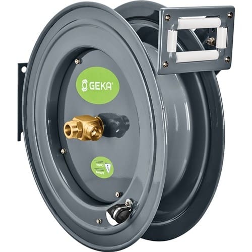 GEKA Schlauchaufroller PA20 Anschl.-Gew.33,25mm G 1 AG Zoll pulv.STA GEKA