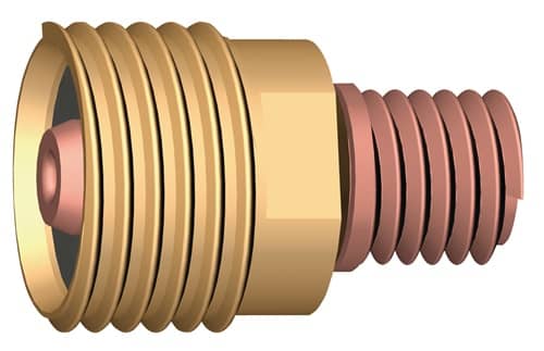 A.BINZEL Spannhülsengehäuse D.2,4mm m.Gaslinse ABITIG 9/20 A.BINZEL