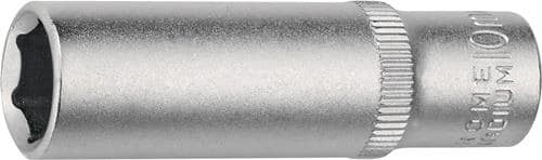 TECWERK Tiefbett-Steckschlüsseleinsatz 1/4 Zoll 6-kant,lang SW 13mm L.50mm TECWERK