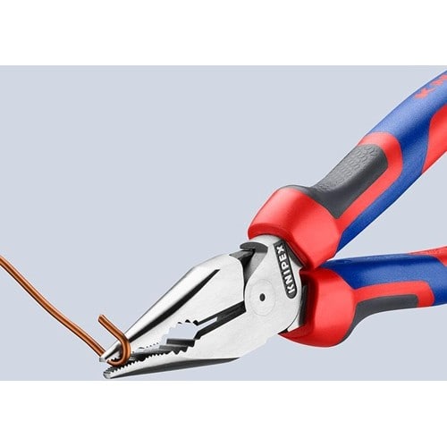 KNIPEX Spitzkombizange L.185mm pol.Comfort-Griff schwarz atram.KNIPEX