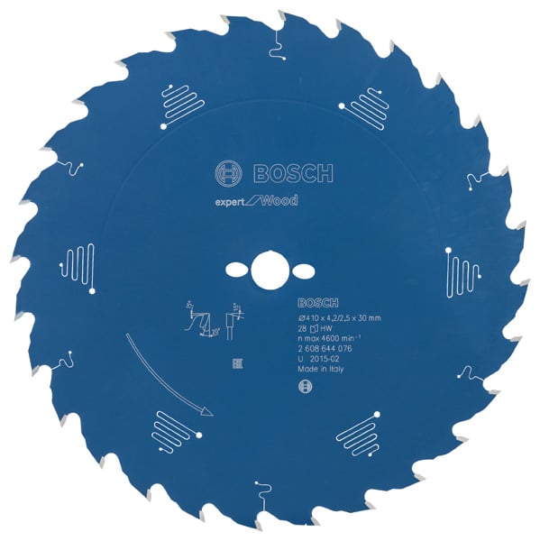 BOSCH Kreissägeblatt Expert for Wood, 410 x 30 x 4,2 mm, 28