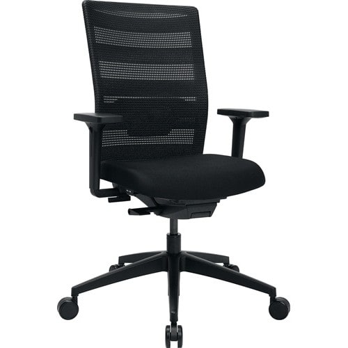TOPSTAR Bürodrehstuhl m.Synchr.-Techn.schwarz/schwarz 420-540mm