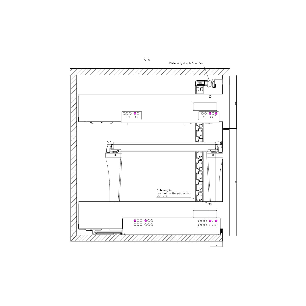 HETTICH InnoTech Doppelwandiges Schubkastensystem,