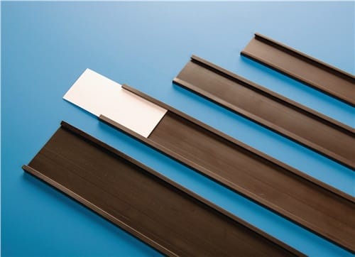 Etikettenhalter Stärke 1,0 mm C-Profil magnetisch MAGNETOPLAN