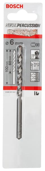 BOSCH Betonbohrer CYL-3, 6 x 60 x 100 mm, d 5,5 mm, 1er-Pack
