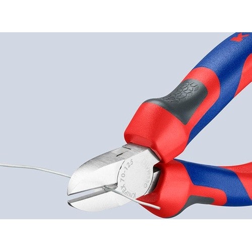KNIPEX Seitenschneider L.125mm Kopf verchr.Comfort-Griff KNIPEX