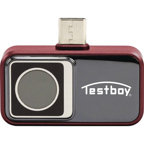 TESTBOY Wärmebildkamera TV 297 SMART ü.Handy 256x192 Bildpunkte -20 b.+400GradC TESTBOY