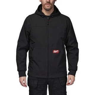MILWAUKEE FREEFLEX Softshell Kapuzen-Jacke schwarz Größe XXL