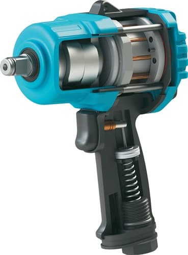 HAZET Druckluftschlagschrauber 9012TT 12,5mm (1/2Zoll) A4-kt.1356 Nm HAZET