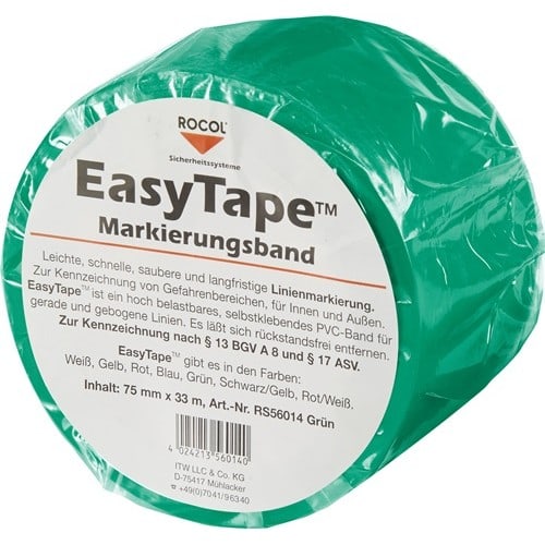 ROCOL Bodenmarkierungsband Easy Tape PVC grün L.33m B.75mm Rl.ROCOL