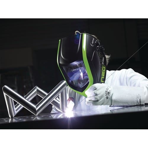 OPTREL Schweißerschutzhelm neo p550 unlackiert 90x110mm EN 379 DIN 4/9-13 Krt.OPTREL