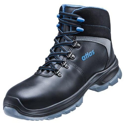 ATLAS Sicherheitsstiefel SL 845 XP ESD Gr.43 W.14 black/royal blue S3 SRC EN20345