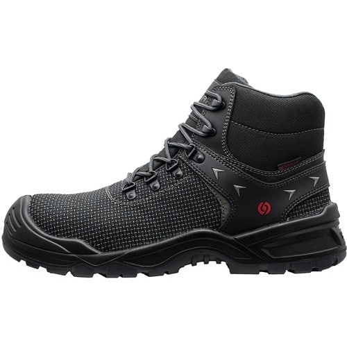 BAAK Sicherheitsstiefel Brandon Gr.42 W.12 schwarz S7S FO LG SR ESD EN20345