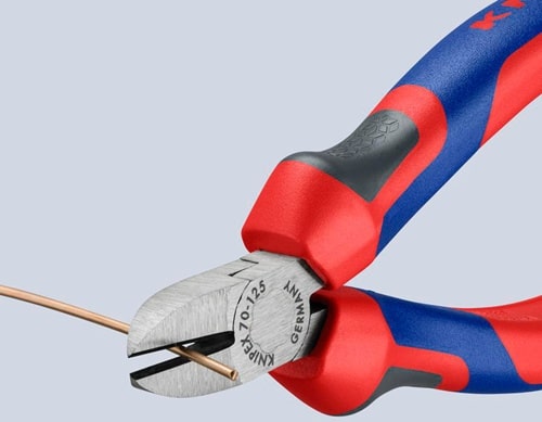 KNIPEX Seitenschneider L.125mm Kopf pol.Comfort-Griff max.1,5mm KNIPEX