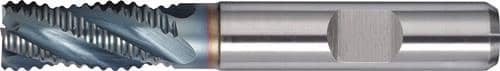 TECWERK Schaftfräser DIN 844 Typ NR D.12mm Einsatz-L.36mm HSS-Co5 TiCN Weldon TW