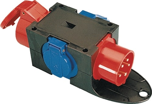 JÄGER DIREKT Kompaktverteiler CEE-16 A,5-polig 1xCEE 16 A,2x230V