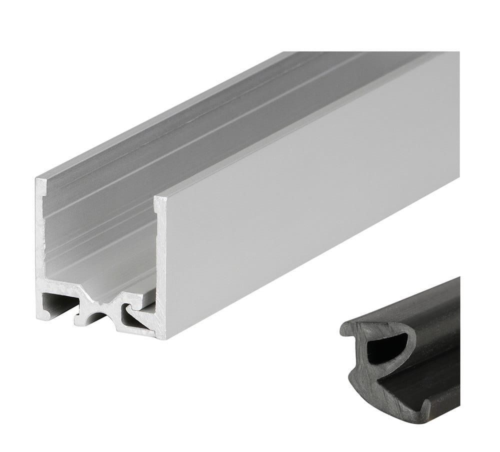 HERMAT Trennwand-Deckenprofil 6951, Aluminium