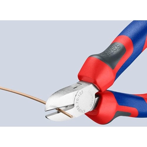 KNIPEX Seitenschneider L.125mm Kopf verchr.Comfort-Griff KNIPEX