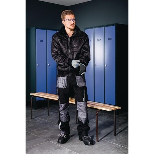 TECWERK Schutzbrille Daylight Flex EN 166,EN 170 Bügel grau/blau,Scheibe klar PC TECWERK