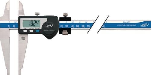 HELIOS PREISSER Werkstattmessschieber DIN862 DIGI MET® 500mm dig. m. Spitzen u. FE H.PREISSER
