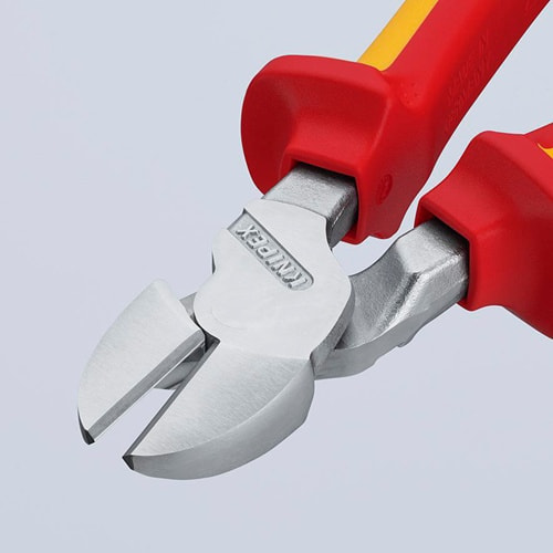 KNIPEX Kraftseitenschneider L.200mm VDE Form 0 m.Öse