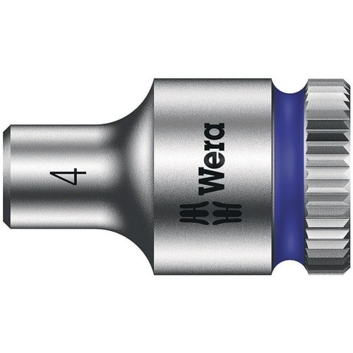 WERA Steckschlüsseleinsatz 8790 HMA Außen-6-kant SW4mm L.23mm Vierkant1/4Zoll CV Wera