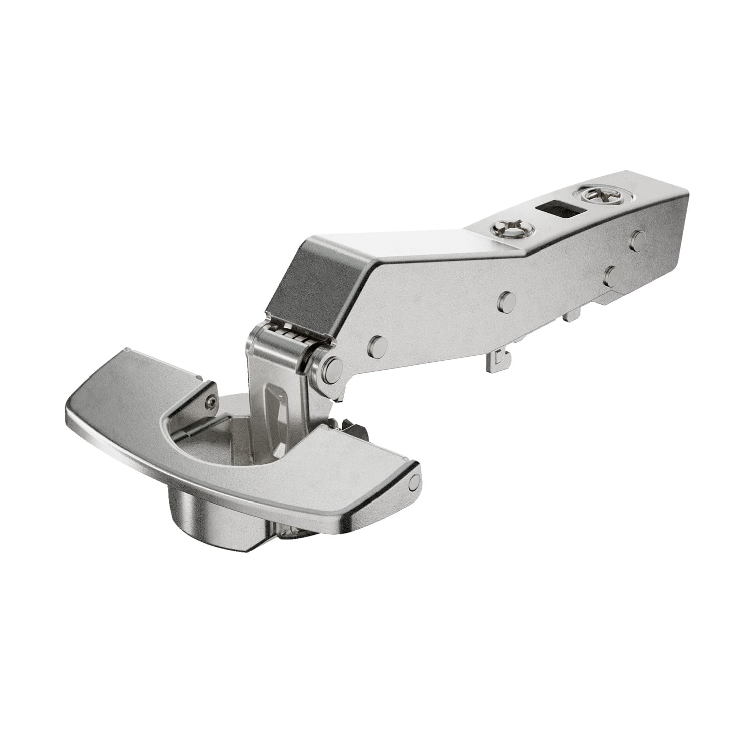 HETTICH Sensys Winkelscharnier W45 mit integrierter Dämpfung (Sensys 8639i W45), vernickelt, 9088073