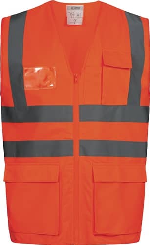 SAFESTYLE Warnweste EWALD Gr.M orange EN ISO 20471 Kl.EN ISO 13688 SAFESTYLE