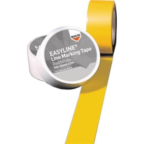 ROCOL Bodenmarkierungsband Easy Tape PVC gelb L.33m B.50mm Rl.ROCOL