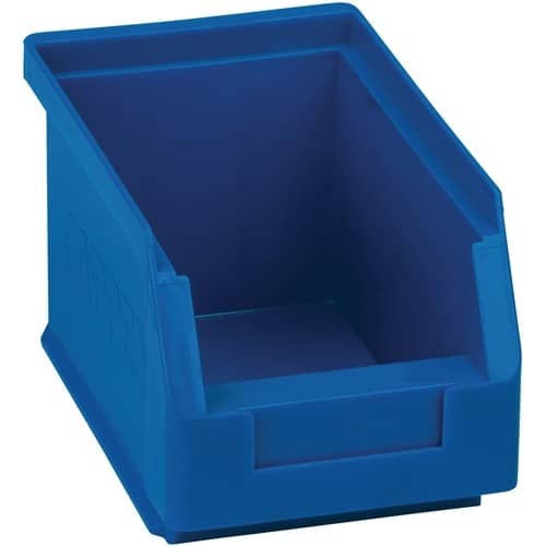RASTERPLAN Sichtlagerkasten L230xB140xH130mm PE blau RASTERPLAN