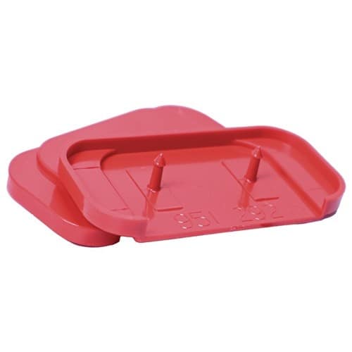 GFS Ersatzoberplatte Typ K Ersatzteil f.Haube Typ K 1 Macrolon-Kunststoff rot GFS