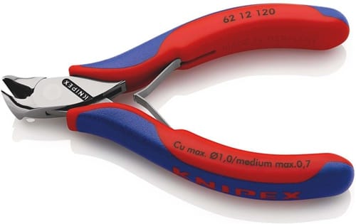 KNIPEX Elektronik-Schrägschneider L.120mm Facette nein pol.KNIPEX
