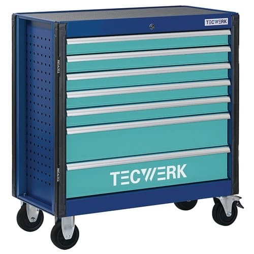 TECWERK Wkz.wagen PLUS XL 2.0 B960xT465xH1020mm 500kg 7 Schubl.Stahlbl.TECWERK