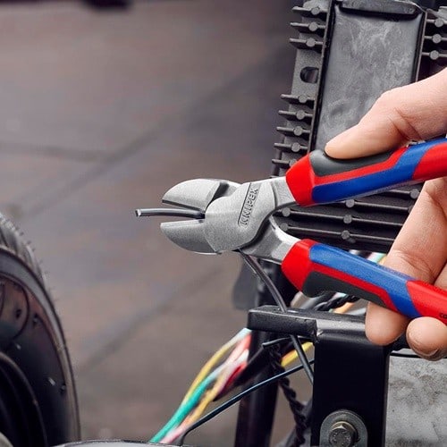 KNIPEX Kraftseitenschneider L.200mm Form 0 Comfort-Griff KNIPEX