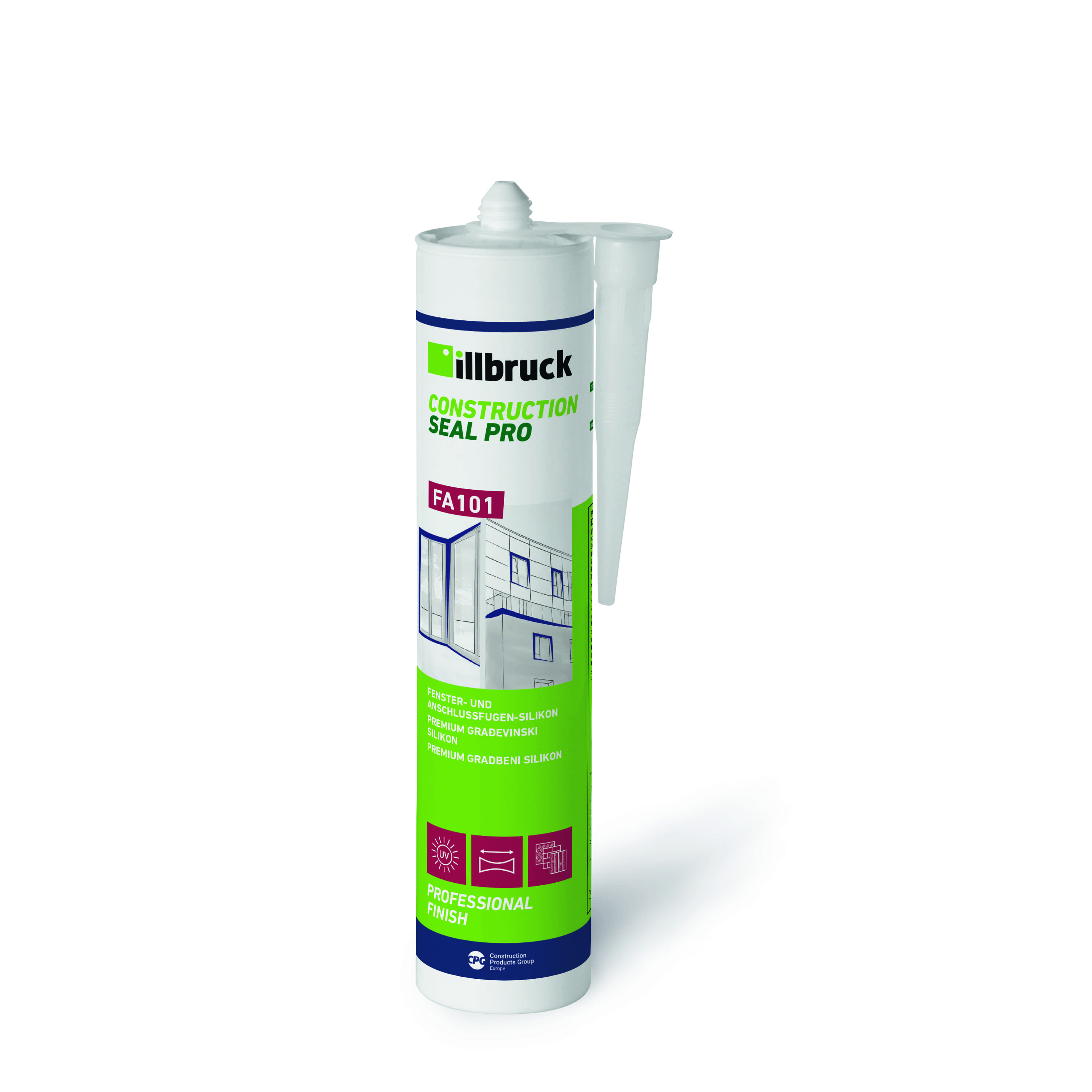 ILLBRUCK FA101 Fenster- und Anschlussfugen-Silikon