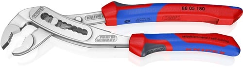 KNIPEX Wasserpumpenzange Alligator® L.180mm Spann-W.36mm verchr.Comfort-Griff KNIPEX