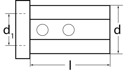 TECWERK Reduzierbuchse Form 1 Bohrungs-D.10mm AD 32mm Einspann-L.56mm TECWERK