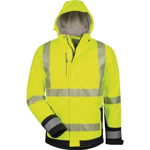 ELYSEE Warnschutz-Softshelljacke Melvin Gr.XL gelb/schwarz ELYSEE
